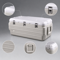Commercial Insulated Cooler Box for Food Delivery, Camping, and Outdoor Events - 56-170L