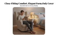 Highposterior side Chair Nordic design Armchair Retro Design Home Seating for Readers, Homeowners, Living Room, perusing corner, Bedroom