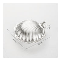 Serving Dish with Shell Shape Compact Shell-Shaped Dish Long-Lasting for Cafes
