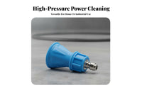 Long-Lasting Construction High Pressure Washer Nozzle Rust Proof Stainless Steel Fixed Angle Washer Nozzle Splash Control for Siding Washing