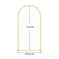 Wedding Gilded Arch Moon Gate Arch Decorative Frame for Event Planners, Photographers, Photo Booths