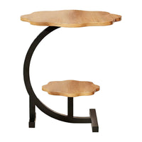 Multi-Tier Plant Stand Stable Structure 2-Tier Plant Stand Space Saving Curved Display Shelf for Balcony, Corner