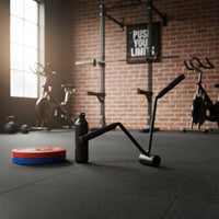 Back Training T-Bar Row Handle Solid Steel T-Shaped Bar Row Handle Angled Grip Fitness Accessory Ergonomic Design for Home Workout