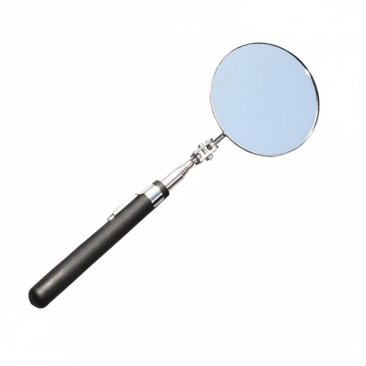 Telescopic Inspection Mirror Adjustable Reach Rotate Head Inspection Mirror Portable Stainless for Technicians, Garage