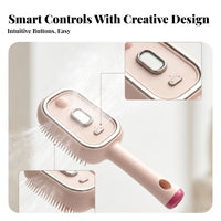 Fine Teeth Mist Comb Long Handle Electric Scalp Massage Comb