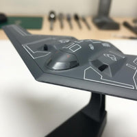 Highly Detailed B-2 Stealth Aircraft Model Collectible B-2 Aircraft Model for Collectors, Desk