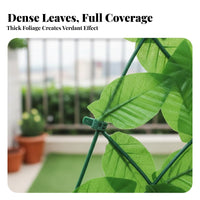 Artificial Ivy Fence Roll Realistic Look Faux Ivy Privacy Fence Easy to Install Fake Leaf Privacy Hedge for Balcony, Patio