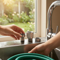 Brass Faucet Quick Connector Multipurpose Sink Faucet Quick Connector Sturdy Corrosion-Resistant