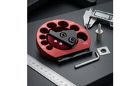 Adjustable 8-Hole Rounder Tool Removable Wrench Bench-Mount Dowel Rounder Compact Round Wood Rod Shaper