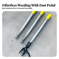 Stand Up Weed Puller Wedder Tool Removes Unwanted Vegetations by the Rhizome Vegetation Remover