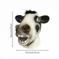 Bovine  Headpiece  Funny Cow Creature Head headpieceSize for Stage Performances
