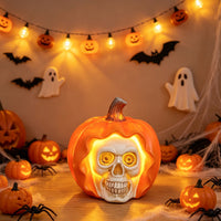 Halloween Resin Ghost Pumpkin Decoration for Home Tabletop