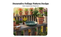 Thickened Round Flower Pot Saucer Floor Pdecayection Round Water-Collecting Dish Long-Lasting Plant Water-Collecting Tray No Holes Design for Gardeners, Homeowners, Indoors, Balcony, Garden, Liftedice