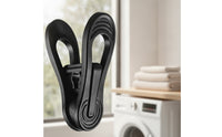 30 Pieces Non-Slip Hanger Clip Press-to-Open Hanger with Clips Lightweight Clamp with Serrated Gripping Edges Compact for Babies, Closet, Laundry Drying