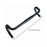 Polished Finish Gravel Drop Handlebar Wide Flare Anodized Aluminum Handlebar Lightweight Alloy Flared Drop Bar Long-Lasting Construction