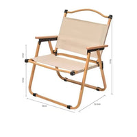 Slip-Resistant Lightweight Aluminum Camping Chair Breathable Material Portable Fishing Chair
