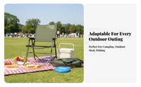 Foldable Design Compactdesign Folding Chair Lightweight Portable Seat long-lasting Outdoor Furniture Includes Carry Bag for Campers, Anglers, Travelers, Camping, Fishing, outdoor meals, Travel
