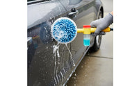 Rotating Car Wash Brush High Pressure Long Handle Car Wash Mop Scratch Chenille for Driveway