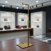 Handbag Display Stand Adjustable Bag Display Stand Floor-Standing Purse Holder for Collectors, Retail Stores