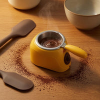 Plastic Housing Electric Chocolate Melting Pot Control Knob Chocolate Melting Pot Side Handle Small Appliance Removable Insert