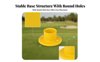 4 Pieces Flat Base Rubber Golf Tee Mounting Holes Park Golf Tee Holder