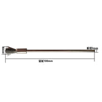 Extended Shank Stainless Steel/Brass/Nylon Pen-Style Rotary Tool Brushes
