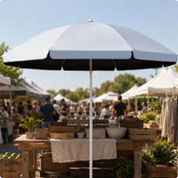 2m Tilting Market Umbrella Foldable Outdoor Market Umbrella Compact Folded Length Parasol Cover