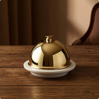 Butter Dish with Dome Lid Compact Butter Dish with Lid Decorative Mini Condiment Server for Restaurant
