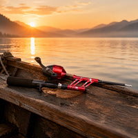 Carbon Fiber Fishing Rod and Reel Combo, Retractable 76cm Spinning Combo, Heavy Action Freshwater Travel Fishing Rod, 3 Sections 46cm Collapsed