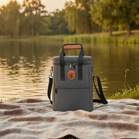 Wine Cooler Bag with Shoulder Strap Soft-Sided Wine Carrier with Handle Insulated Bag with Shoulder Strap Portable Tote Padded