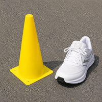 Color Cones Marker Cones Training Cones Set of 10 For Soccer Futsal Practice Flexible Material