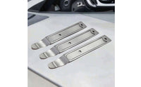 3 Pieces Auto Tools Door Trim Pry Tool Metal Pry Bar Hanging Hole Silver