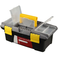 Two-Layer Multi-functional Tool Box Hardware Storage Organizer Fishing Box 13-19 inch Durable