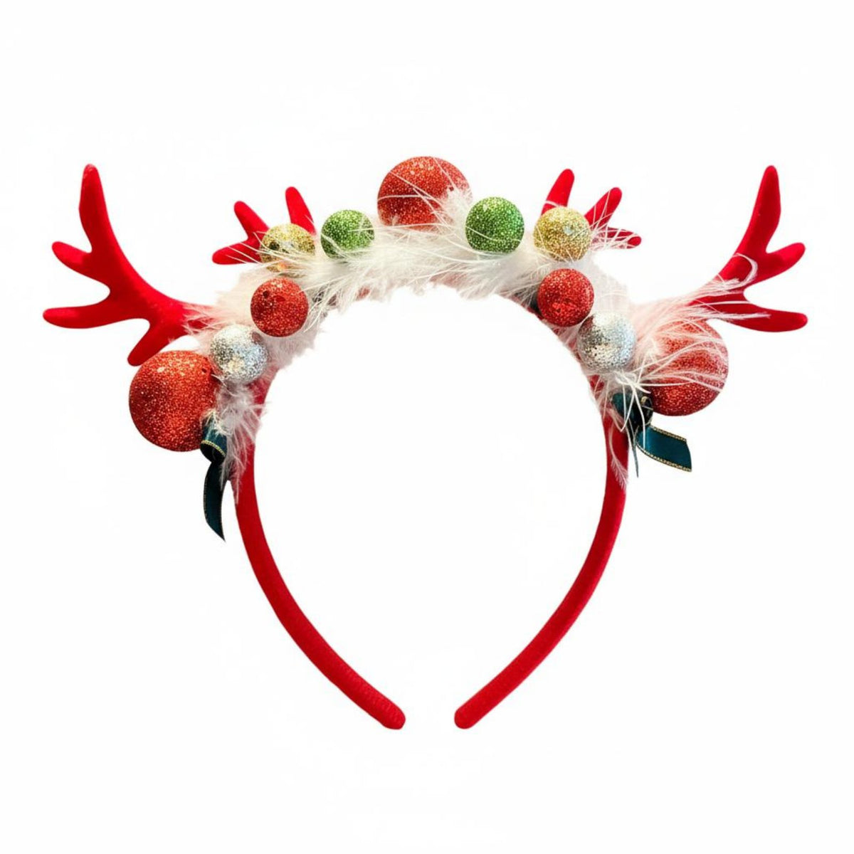 Reindeer Branch Headband Festive Design Soft Branch Headpiece Christmas Deer Branch Hairband Comfortable for Adults