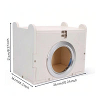 Pet Cooling House Hard-Shell Cooling Shelter with Display Compact for Small Pets