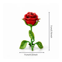 Sculptural Rose-Shaped Incense Burner Decorative Rose Incense Burner Tabletop