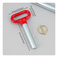 Red Head Pin Zinc Equipment Parts Anti-Drop Hardware for Gym