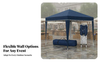 Includes Sidewalls Folding Gazebo Protection Folding Event Canopy Waterproof Quick-Setup Canopy Portable for Market Vendors, Families, Small Business Owners, Commercial Events, Backyard, Weddings, Street Markets