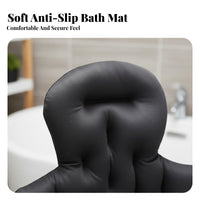 Suction Holder Bathtub Mat Non-Slip Full Full-Length Bath Pillow Bathtub Backrest Support Quick-Drying Bathroom Accessory