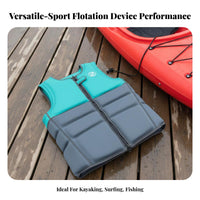 Grown-up Flotation Vest Gender-Neutral Grown-up Flotation Vest Watersports Safety Vest Lightweight Ergonomic Design