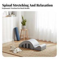 High-Density Expanded Polypropylene Foam Pilates Spine Corrector Stable Support Spine Corrector Ergonomic Design Pilates Arc Barrel Versatile for Beginners, Office Workers, Adults, Home Gym, Workout