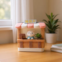 Mini House Planter Open Top Succulent Planter Miniature for Desk Display