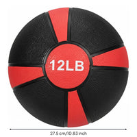 Weighted medicines Ball Anti-Slip Rubber Weighted medicines Ball Segmented Fitness Equipment for Abdominal Workouts, Squats