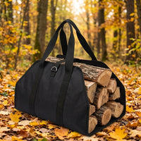 Firewood Bag Log Carry Firewood Stove Bonfire Camping 600D Oxford 101x47cm Portable Waterproof Large Capacity