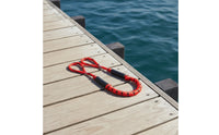 Shock Absorbing Bungee Dock Line with Loop and Slider Floating Bungee Dock Line Quick Attach Rope Water Sports for Kayakers