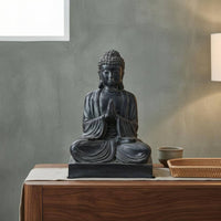 Seated Buddha Figurine Decorative Display Meditation Buddha Figurine Sturdy