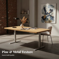 Multi-Functional Height-Adjustable Coffee-to-Dining Table Large Surface Lifting Desk Sturdy Construction Household Furniture Space-Saving Design for Children, Students, Home Workers, Living Room