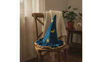 Celestial Witch Hat Ruffled Pointed Hat Costume Halloween for Witches