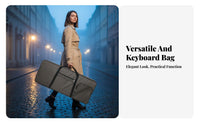61 Key Keyboard Bag Waterproof 61 Key Keyboard Gig Bag Digital Piano Carrying Case Shockproof Electric Piano Carrying Case