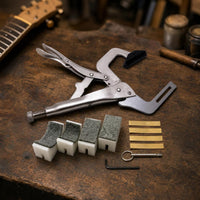 Handheld Fret Press Tool with Release Lever Adjustable Guitar Fret Press for Workbench